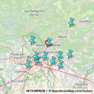 Mappa Via Toscana, 24022 Alzano Lombardo BG, Italia (7.23)