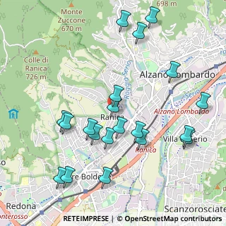 Mappa Via Giovanni Adelasio, 24020 Ranica BG, Italia (1.0965)
