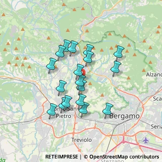 Mappa Via Bolis, 24030 Paladina BG, Italia (3.03667)