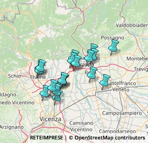 Mappa Via Rizzi, 36055 Nove VI, Italia (10.66158)