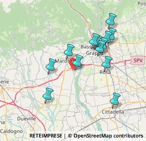 Mappa Via Rizzi, 36055 Nove VI, Italia (6.88462)