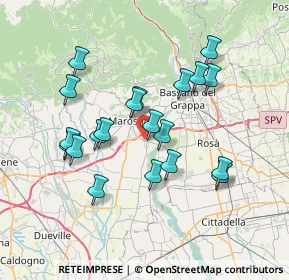 Mappa Via Rizzi, 36055 Nove VI, Italia (6.6305)