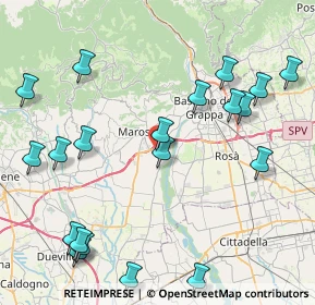 Mappa Via Rizzi, 36055 Nove VI, Italia (10.2135)
