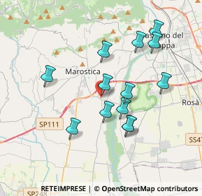 Mappa Via Rizzi, 36055 Nove VI, Italia (3.38385)