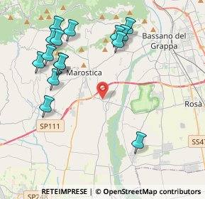 Mappa Via Rizzi, 36055 Nove VI, Italia (4.62533)