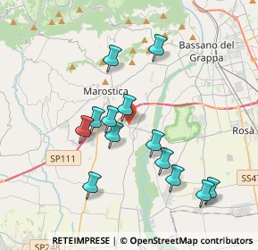Mappa Via Rizzi, 36055 Nove VI, Italia (3.52154)