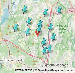 Mappa Via Roma, 21040 Sumirago VA, Italia (3.38923)