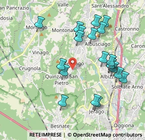 Mappa Via Roma, 21040 Sumirago VA, Italia (1.974)