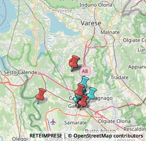 Mappa Via Roma, 21040 Sumirago VA, Italia (6.60067)