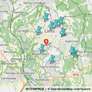 Mappa Via Paradiso, 22063 Cantù CO, Italia (1.82818)