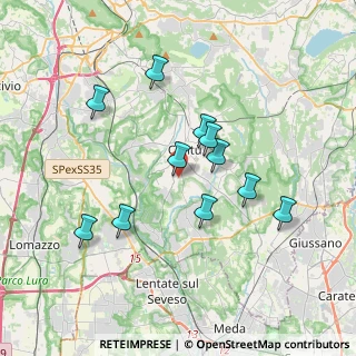 Mappa Via Paradiso, 22063 Cantù CO, Italia (3.27545)