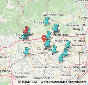 Mappa 31039 Riese Pio X TV, Italia (11.87467)