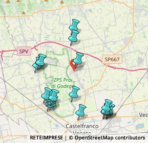 Mappa Via C. Battisti, 31039 Riese Pio X TV, Italia (4.42)