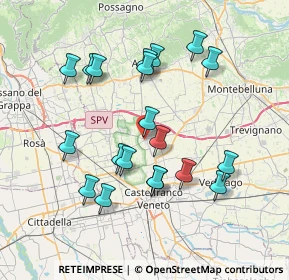 Mappa Via Cesare Battisti, 31039 Riese Pio X TV, Italia (7.18)