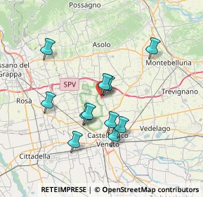 Mappa 31039 Riese Pio X TV, Italia (6.22455)