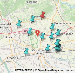 Mappa 31039 Riese Pio X TV, Italia (7.74176)