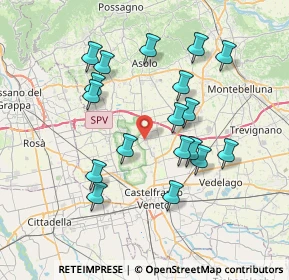 Mappa 31039 Riese Pio X TV, Italia (7.05167)