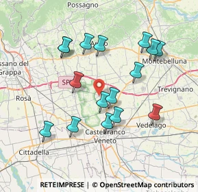Mappa 31039 Riese Pio X TV, Italia (7.1)