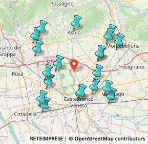 Mappa 31039 Riese Pio X TV, Italia (7.7955)