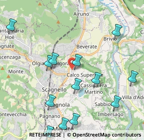 Mappa Via Trento, 23885 Calco LC, Italia (2.43)