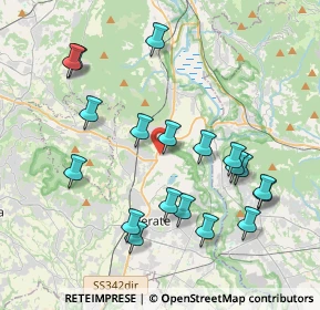 Mappa Via Trento, 23885 Calco LC, Italia (4.05895)