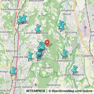Mappa Via S. Remigio, 21040 Carnago VA, Italia (1.97867)