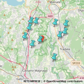 Mappa Via S. Remigio, 21040 Carnago VA, Italia (3.66273)