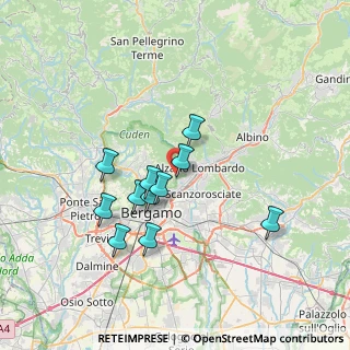 Mappa Via S. Vincenzo de Paoli, 24020 Torre Boldone BG, Italia (6.09455)