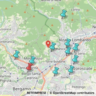 Mappa Via S. Vincenzo de Paoli, 24020 Torre Boldone BG, Italia (2.33)