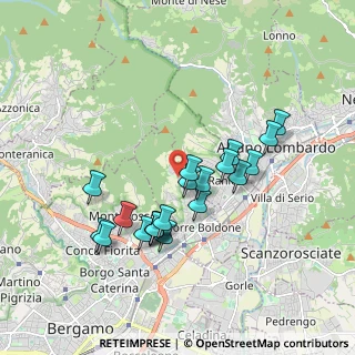 Mappa Via S. Vincenzo de Paoli, 24020 Torre Boldone BG, Italia (1.6535)