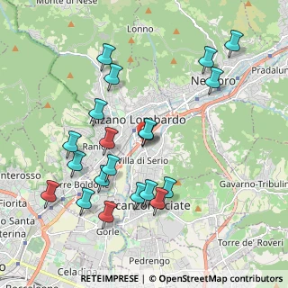 Mappa Via A. de Gasperi, 24020 Villa di Serio BG, Italia (2.075)