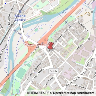 Mappa Via A. de Gasperi, 1, 24020 Villa di Serio, Bergamo (Lombardia)