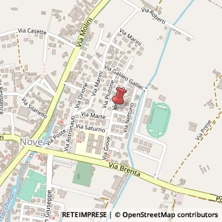Mappa Via Sirio, 1, 36055 Nove VI, Italia, 36055 Nove, Vicenza (Veneto)