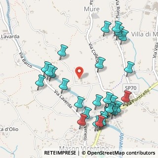Mappa Via Costavernese, 36060 Mason vicentino VI, Italia (0.58929)