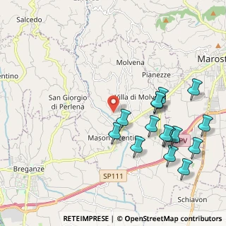 Mappa Via Costavernese, 36060 Mason vicentino VI, Italia (2.26133)
