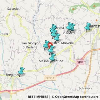Mappa Via Costavernese, 36060 Mason vicentino VI, Italia (1.59909)
