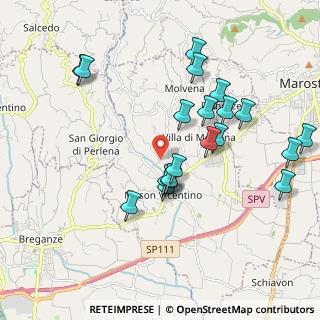 Mappa Via Costavernese, 36060 Mason vicentino VI, Italia (1.941)