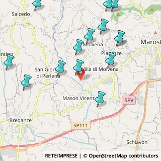 Mappa Via Costavernese, 36060 Mason vicentino VI, Italia (2.52571)