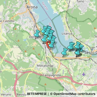 Mappa Via Ribot, 28040 Dormelletto NO, Italia (1.481)