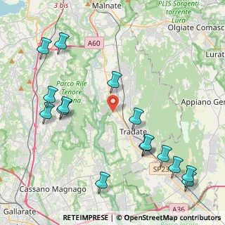Mappa Via Luigi Galvani, 21040 Venegono Inferiore VA, Italia (5.15933)