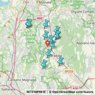 Mappa Via Luigi Galvani, 21040 Venegono Inferiore VA, Italia (2.71583)