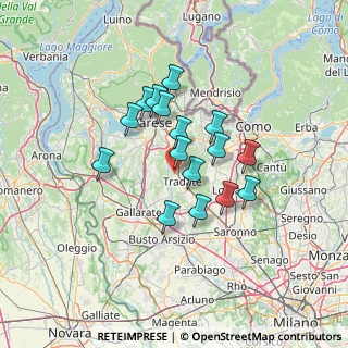 Mappa Via Luigi Galvani, 21040 Venegono Inferiore VA, Italia (10.44875)