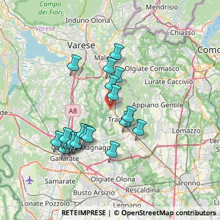 Mappa Via Luigi Galvani, 21040 Venegono Inferiore VA, Italia (6.931)
