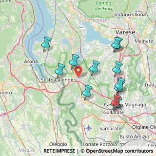 Mappa Via IV Novembre, 21029 Vergiate VA, Italia (7.64)