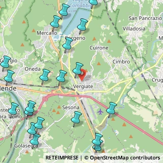 Mappa Via IV Novembre, 21029 Vergiate VA, Italia (3.0735)