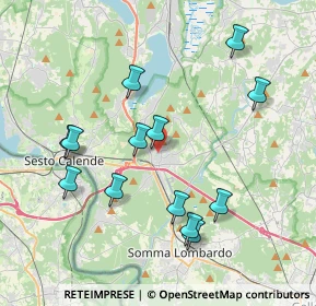 Mappa Via IV Novembre, 21029 Vergiate VA, Italia (3.92615)