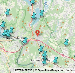 Mappa Via IV Novembre, 21029 Vergiate VA, Italia (6.3105)