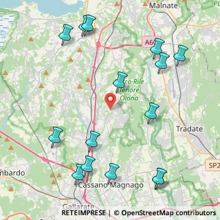 Mappa Via Lazzaretto, 21040 Carnago VA, Italia (5.33467)