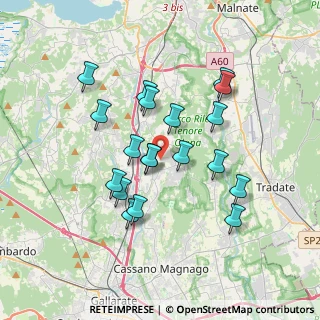 Mappa Via Lazzaretto, 21040 Carnago VA, Italia (3.21053)