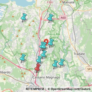 Mappa Via Lazzaretto, 21040 Carnago VA, Italia (3.67727)